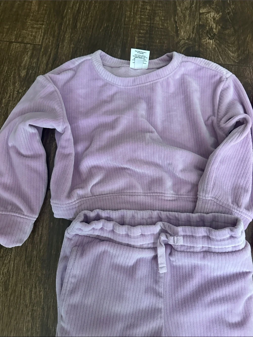 Girls' Pink Heart pajama set & Lavender Two-Piece outfit